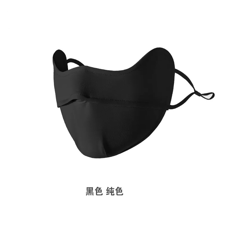 Gradient sun protection mask for women, UV protection, high appearance level, 2025 new breathable ice silk 3d stereoscopic eye protection corner, full face Item Picture