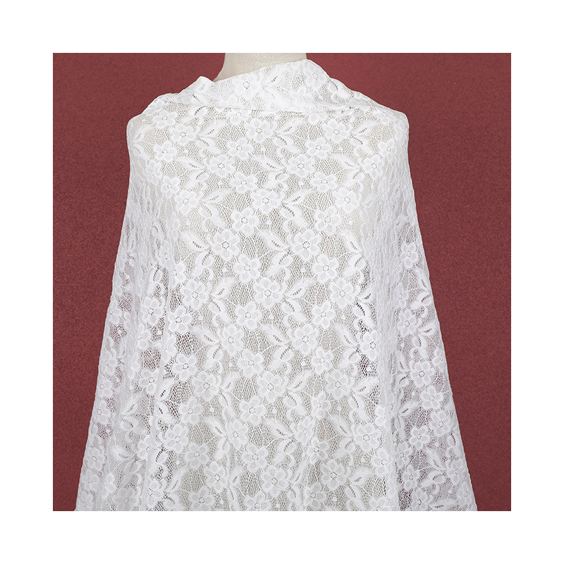 Elastic floral lace fabric Application Scenario