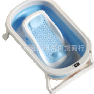 New baby bath basin. It is a portable temperature-sensing home bath basin for babies to sit and lie on. It is also a foldable bath basin for newborns Item Picture