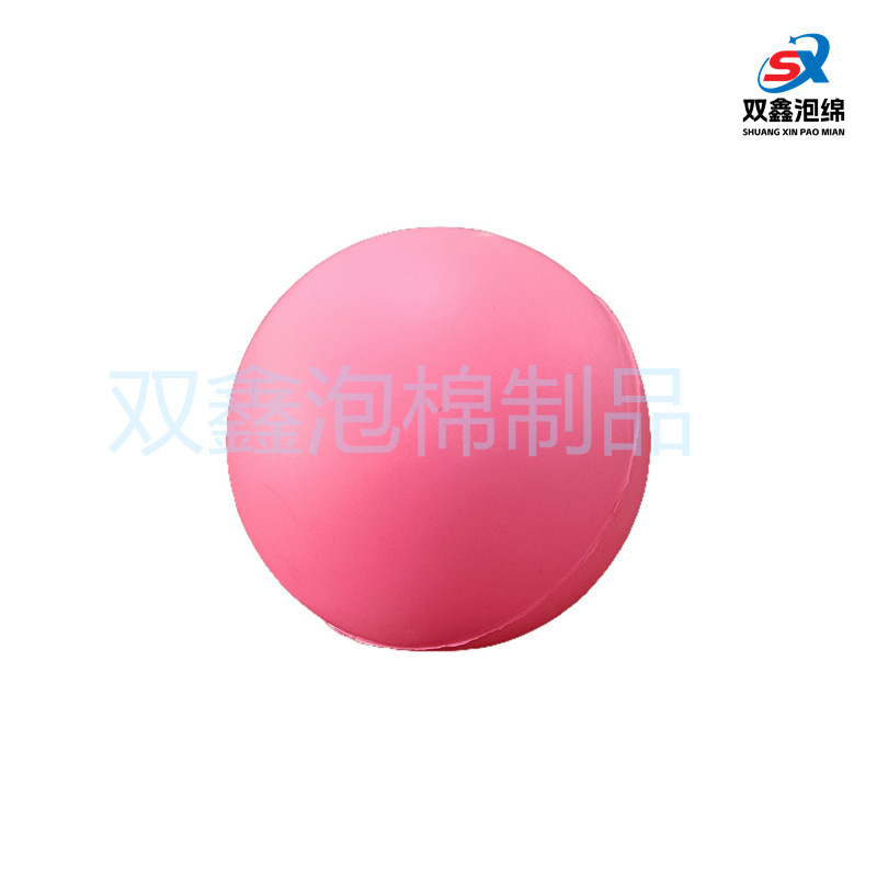 Factory direct sales of new PU foam smooth surface balls, adult and children's pinching toy balls, PU color-printed balls, pressure balls
