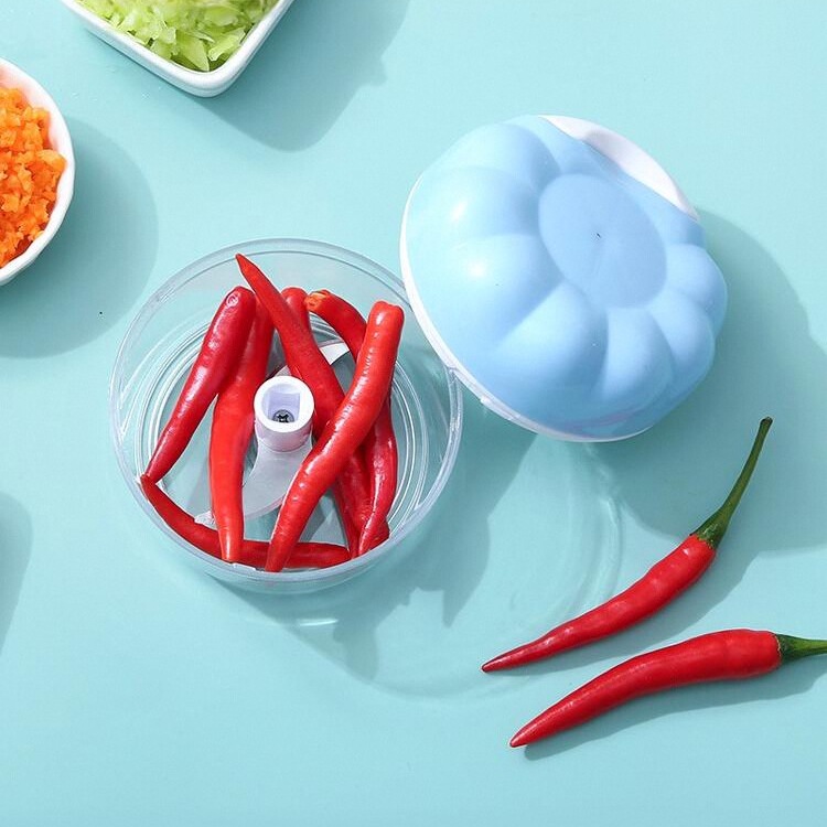 手动拉蒜泥打蒜器搅蒜器厨房工具蒜蓉搅碎机捣蒜器压蒜器其他产品图