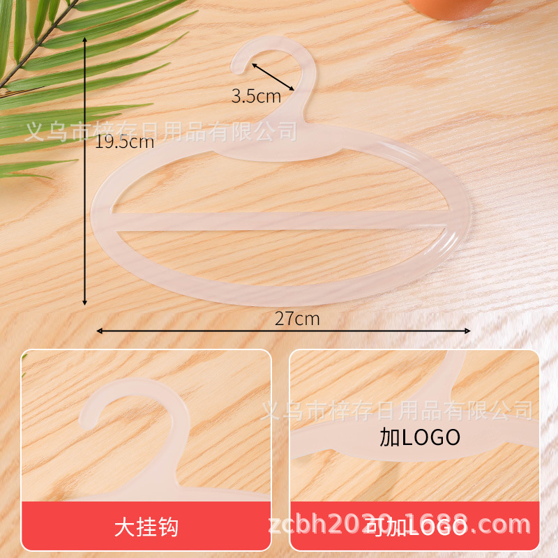 Factory direct supply of oval plastic round hooks for scarves, oval scarves, silk scarf racks, and circle hooks Specification image