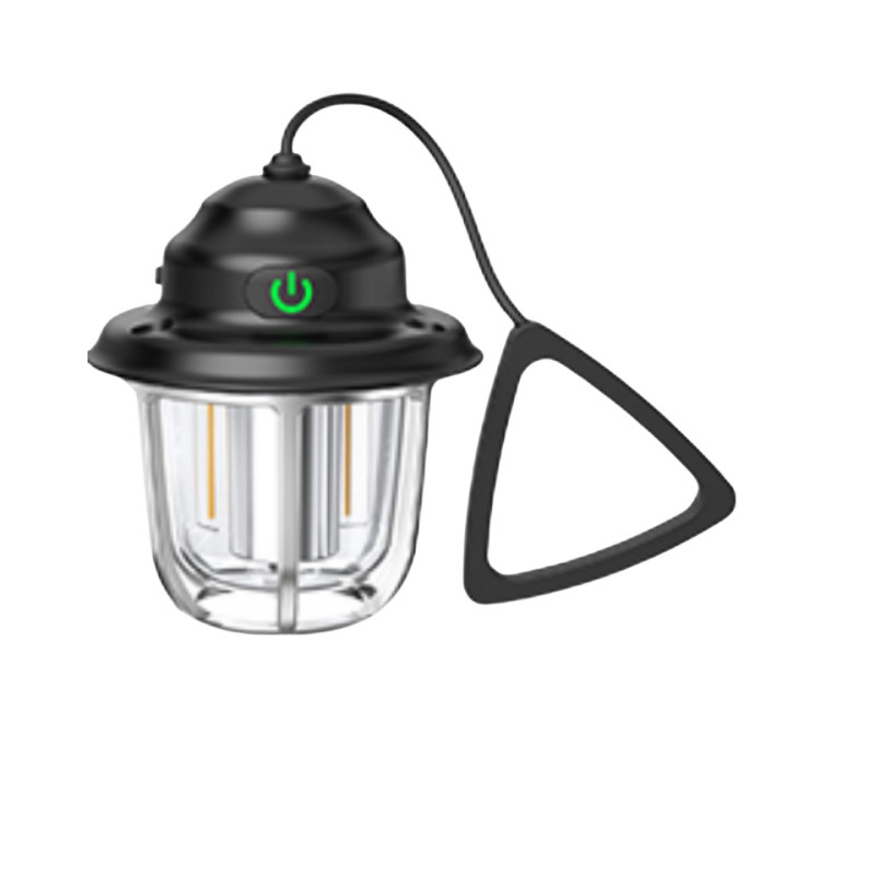 Outdoor camping pinecone pendant lamp lighting, ultra-long battery life, atmosphere charging horse lamp, hanging tent, camping canopy, retro style