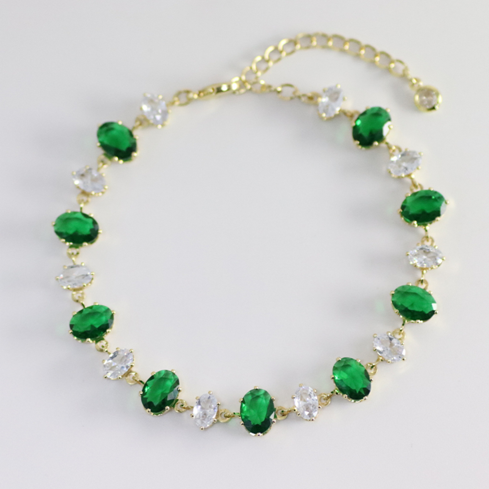 项链/珍珠/天然石项链/珍珠链条女款拼接气质/珍珠项链白底实物图