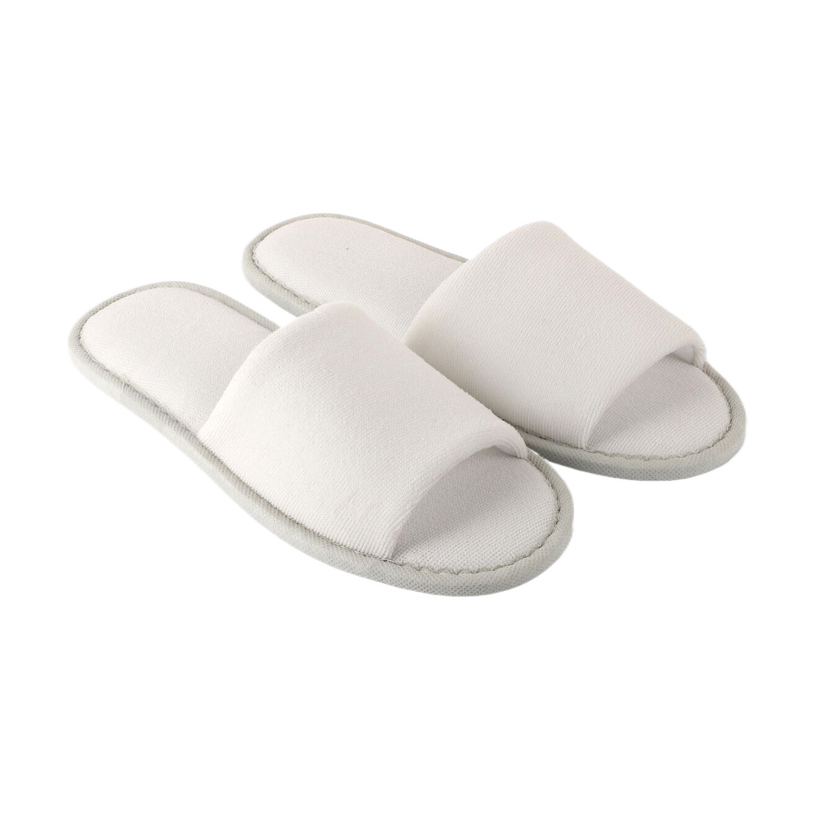 Cross-border wholesale of hotel supplies, disposable slippers for hotels, guesthouses and homestays, Zhenmei fabric, anti-slip for home use, high-end for household use Item Picture