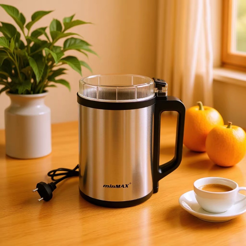 Cross-border grinding machine for foreign trade, household electric stainless steel, ultra-fine grinding of grains, coffee beans, spices and medicinal materials