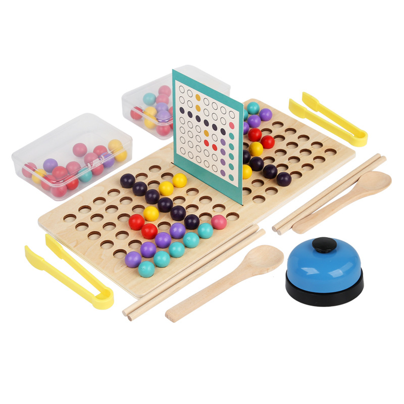 Children's educational toys, fine motor skills for boys and girls, bead-picking games, kindergarten thinking training, concentration Item Picture