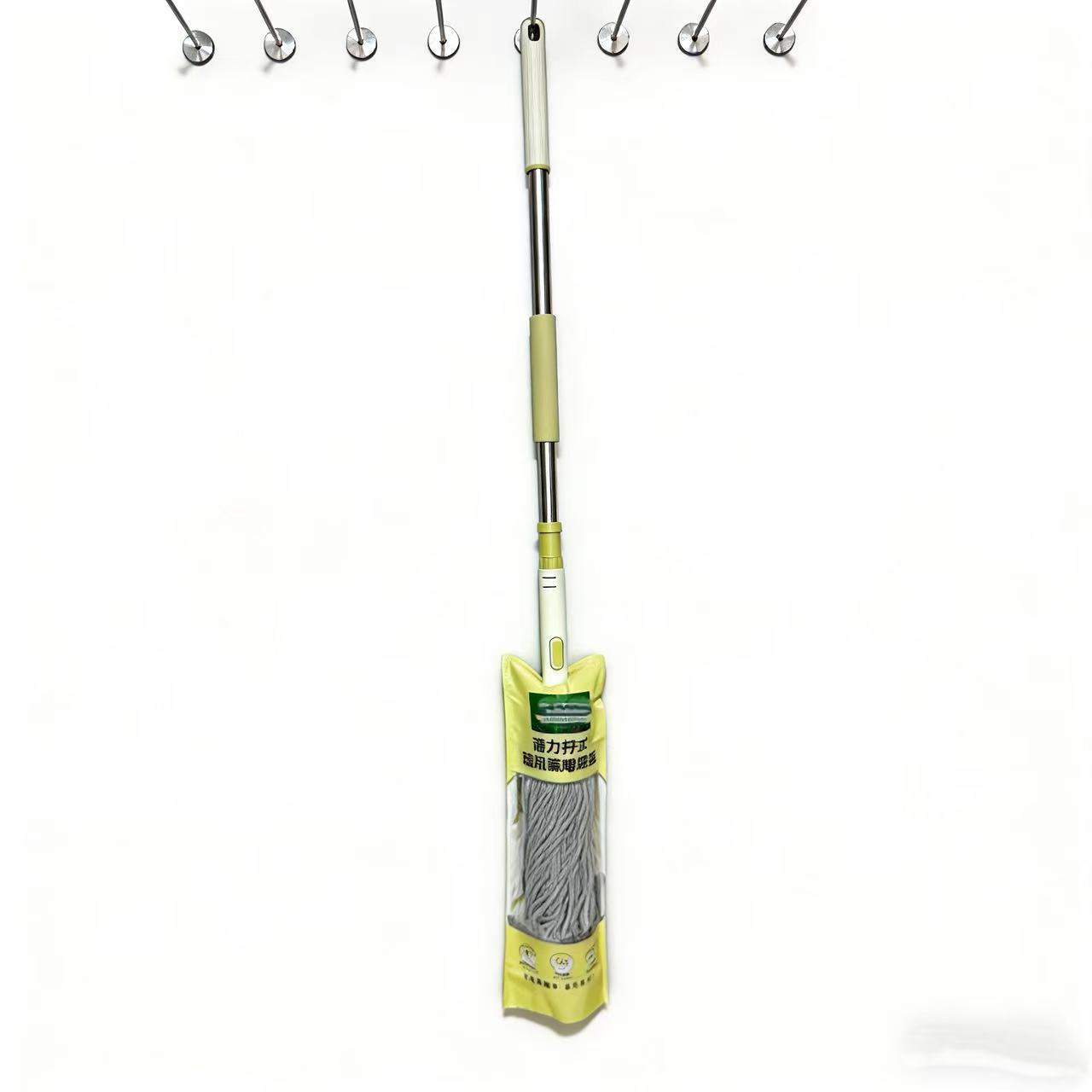 Hand-free, self-wring water mop, rotating cotton head, household imitation mopping cloth, lazy mopping wonder, water-absorbing mop