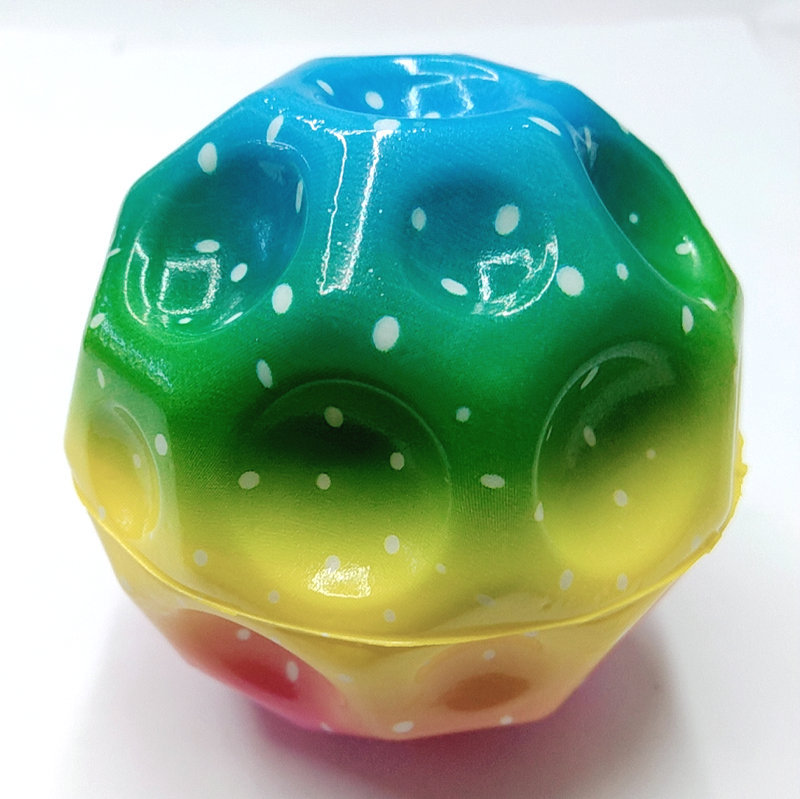 6.3PU高弹/pvc印刷球/弹力球/玩具/儿童户外玩具细节图