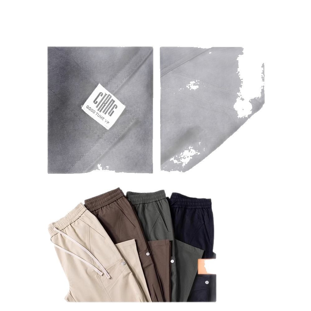 Estilo americano workwear pantalones casuales hombres primavera recta holgada 2025 nueva marca de moda tendencia pierna ancha al aire libre carga pantalones Item Picture