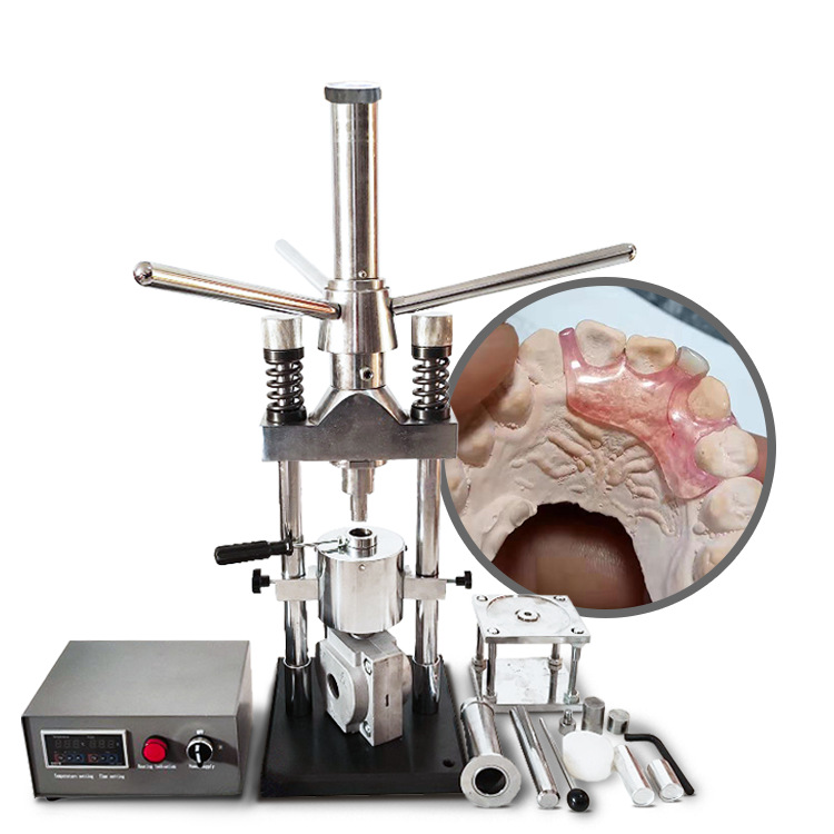Cross-border exclusive dental connected invisible denture machine, manual flexible denture injection system, machine dental equipment details Picture