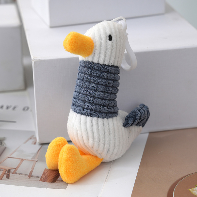 Cross-border cute cheering duck pendants, plush dolls, figurines, bags, pendants, keychains, dolls, doll manufacturers wholesale Specification image