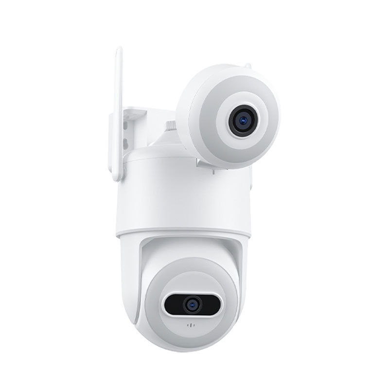 Xiongmai ISCEE wireless surveillance camera for outdoor 8MP high-definition full-color waterproof dual-lens dome camera Item Picture