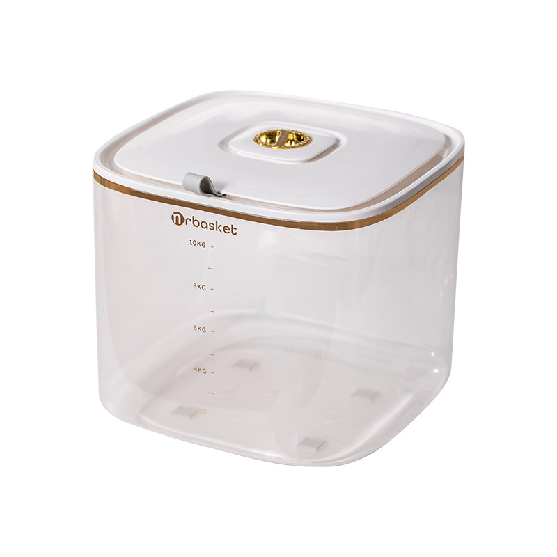 Carefully selected rice buckets, household insect-proof and moisture-proof sealed canned rice jars, rice storage boxes, rice storage boxes, food-grade flour buckets Item Picture