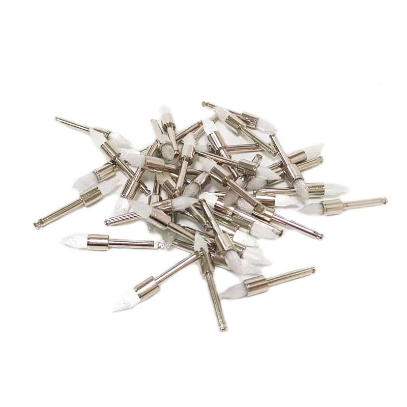 Cross-border exclusive disposable dental oral polishing brushes, nylon polishing and cleaning small bristle brushes, white flat head polishing brushes Application Scenario