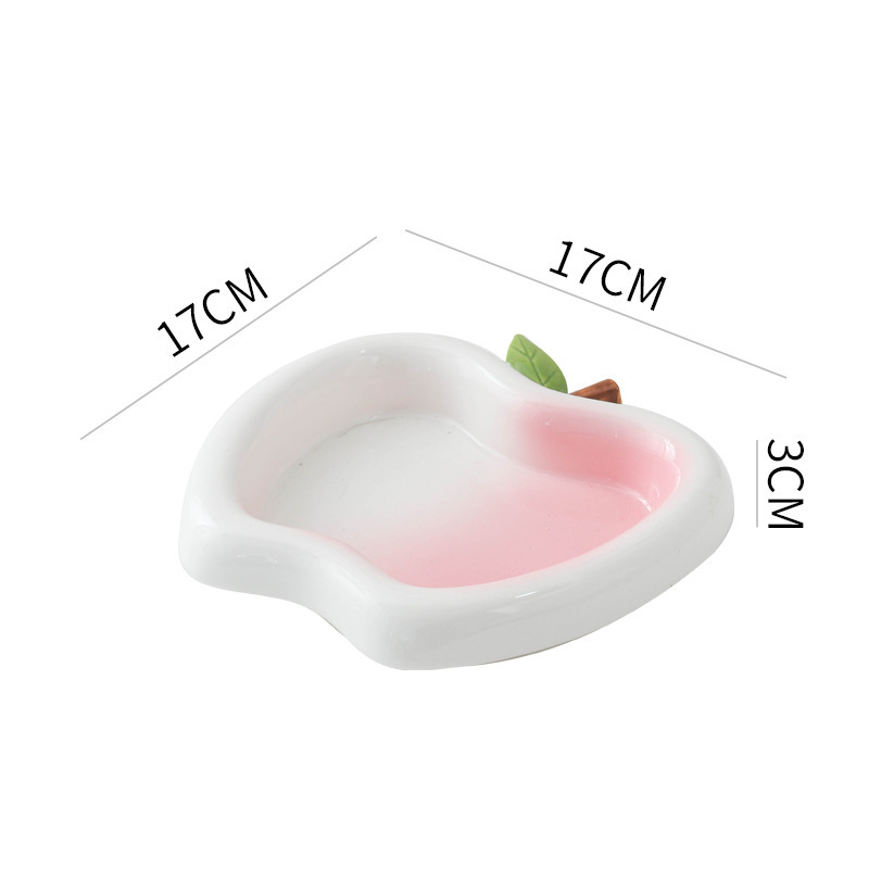 Ceramic cat food bowl, pet dog bowl, anti-black chin, cute and high appearance level, protecting cervical vertebrae, water bowl and rice bowl, anti-tipping Specification image