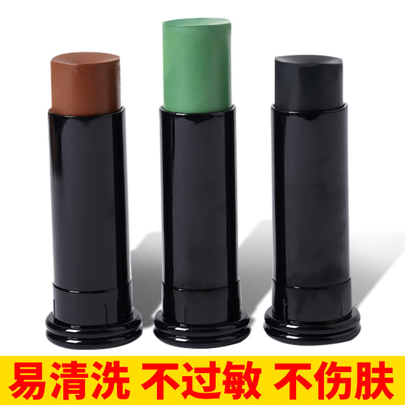 Camouflage oil, three-color camouflage oil, military camouflage outdoor oil paint pen, facial oil paint, stage performance drama oil cream, camouflage pen Application Scenario