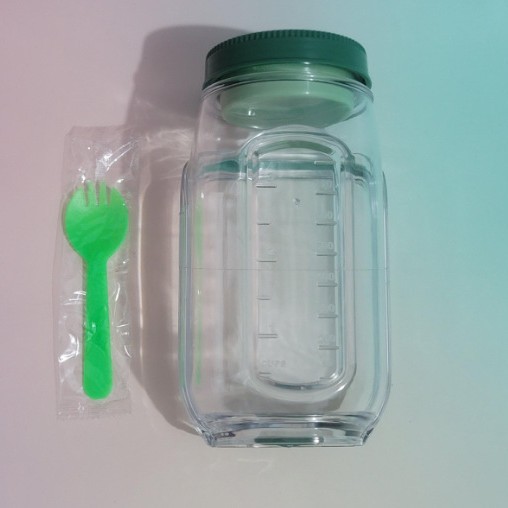 Saladkind Salad Pod Built Plastic side-opening lid salad storage jar fresh-keeping bottle sealed jar Application Scenario