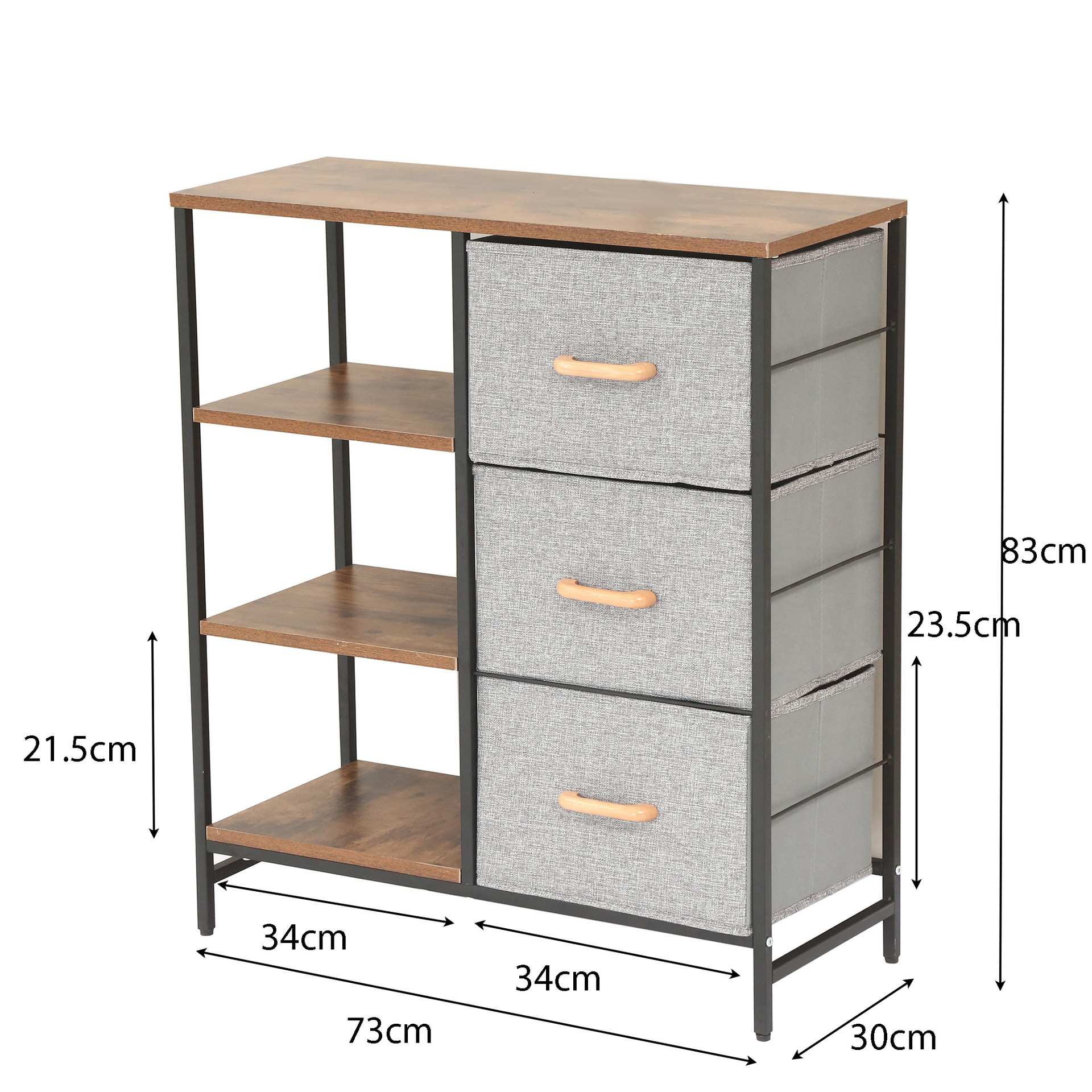 Simple Storage Cabinet, Multi-Layer Storage And Organization Cabinet For Living Room And Bedroom, Household Drawer-Type Storage Cabinet, Living Room Miscellaneous Cabinet Item Picture