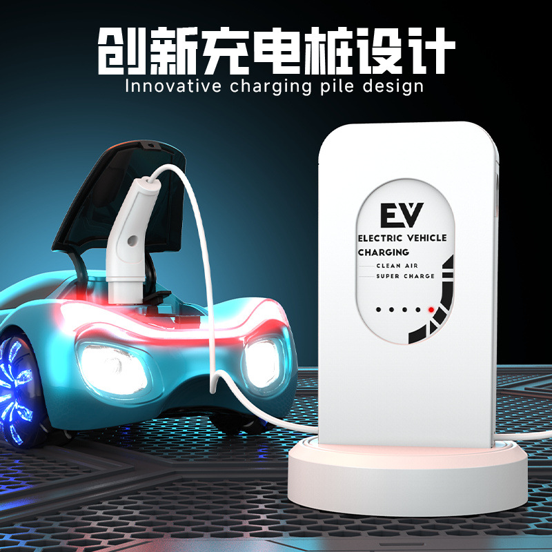 New energy concept rc drift remote control car, gesture-sensing electric flowing light concept stunt car, long-range charging pile details Picture