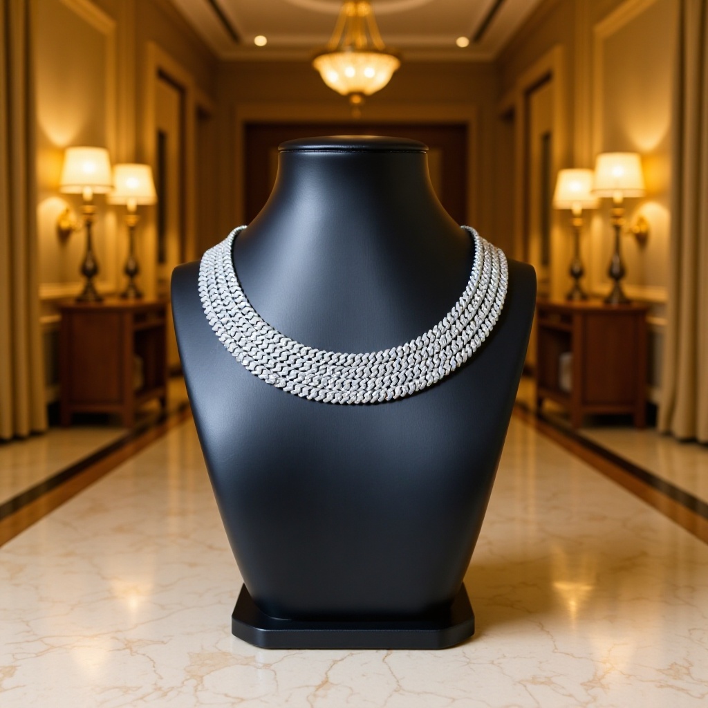 嘻哈爆款6mm双排5A锆石古巴链项链手链批发高级男士个性金发晶