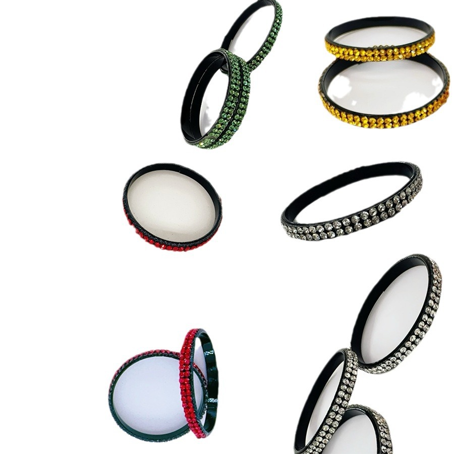 New cross-border water diamond metal napkin ring, hotel napkin buckle, table setting rim cloth ring, wedding exquisite napkin ring Item Picture