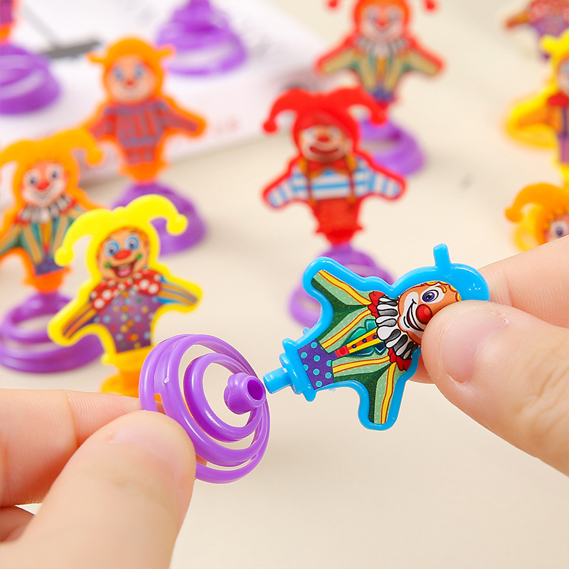 Educational assembly, spring clown, prank, funny, creative, novel and unique kindergarten children's toys, bouncing elf gifts Specification image