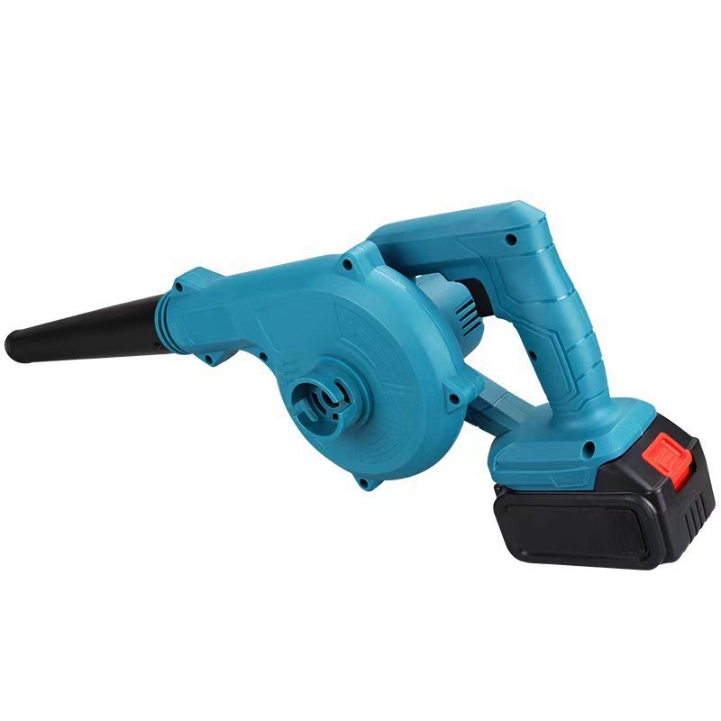 Small household rechargeable lithium battery blower, dual-purpose for blowing and suction, vehicle-mounted wireless high-power dust gun factory wholesale details Picture