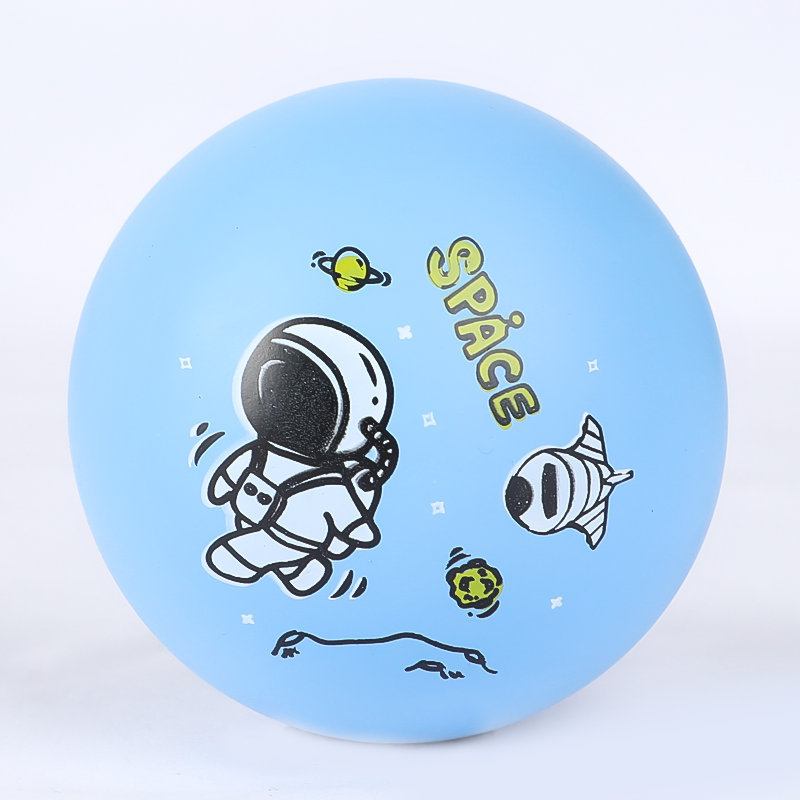 Wholesale of children's astronaut bouncy balls, outdoor and indoor interactive small basketballs, student stress-relieving hollow high bouncy toys Application Scenario