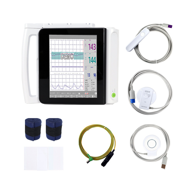 Cross-border exclusive supply of CMS800APLUS multi-functional monitor, medical fetal heart rate Doppler monitor for pregnant women details Picture