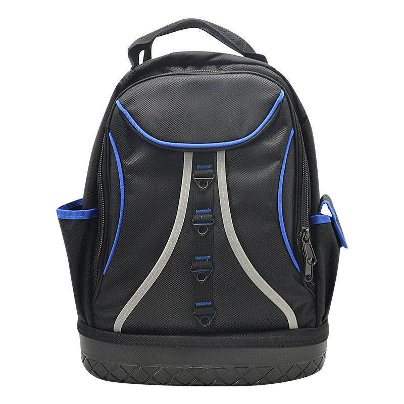 The Oxford cloth backpack for double-shoulder tools is sturdy and durable. It is specially designed for electricians, home workers, and maintenance. It has a large capacity for weak current engineering and can be stored Item Picture