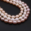Natural freshwater pearl rice-shaped pearl DIY jewelry accessories, handcrafted jewelry necklaces production and wholesale Application Scenario