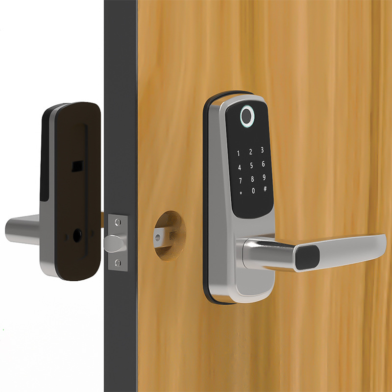 Cross-border European and American graffiti fingerprint lock, room bedroom smart lock, office apartment wooden door, APP password lock, small lock Application Scenario