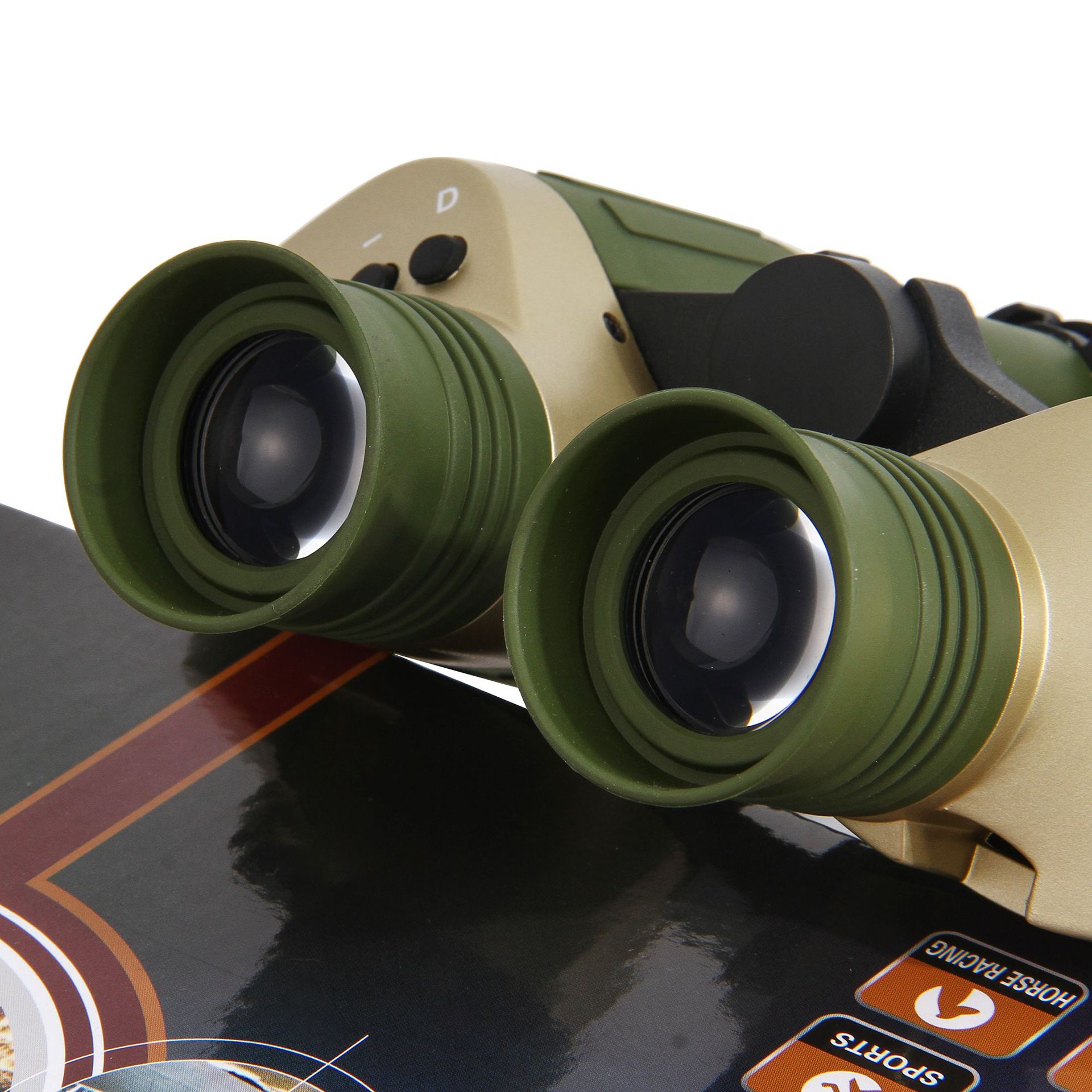 艾博睿新款三色灯光带标高清高倍双筒望远镜户外野营测距望眼镜详情图4