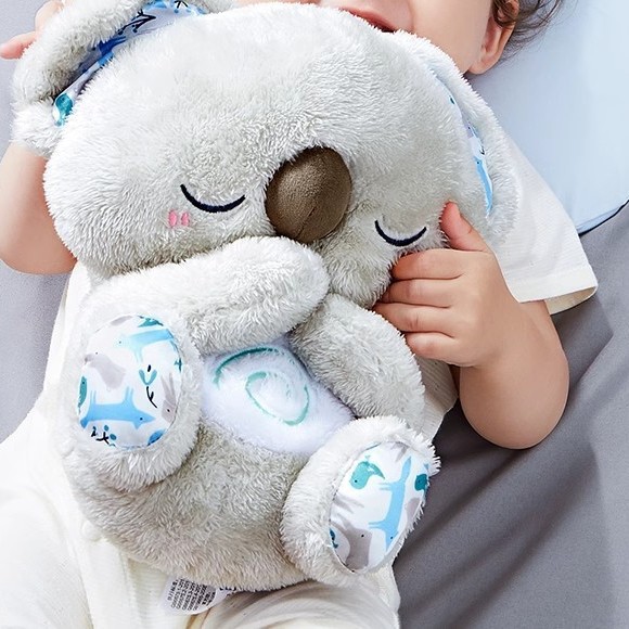 Cute breathing comfort koala toy, children's baby sleep companion doll pillow, small gift doll for girlfriend Application Scenario