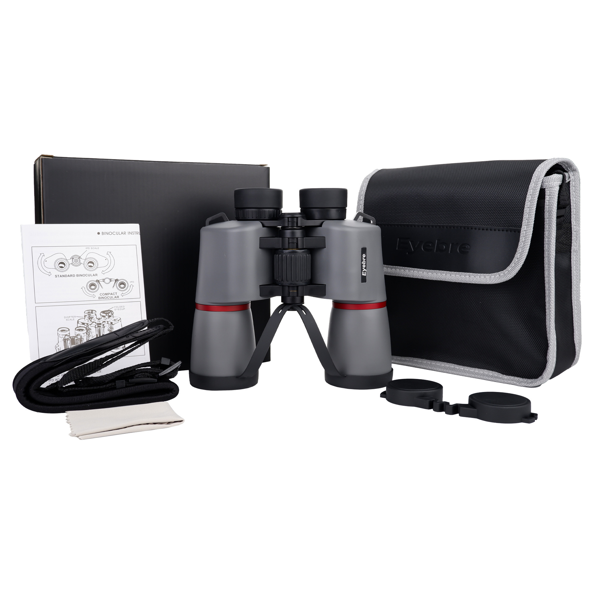 Wholesale of the new 10x50 binoculars from Aiborui, high-definition and high-magnification low-light night vision outdoor viewing glasses Item Picture