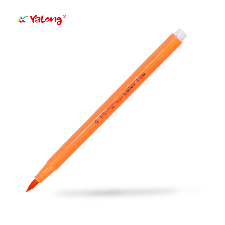 Yalong Cross-border Factory Price 12-color nib watercolor pens, art brushes, children's writing and drawing pens Specification image