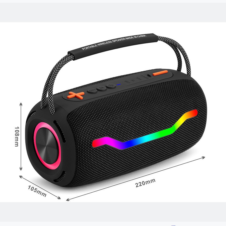 مدفع جديد طراز Boombox520 من طراز RGB مزود بمصابيح حصان طراز RGB ذات قدرة عالية، طراز RGB