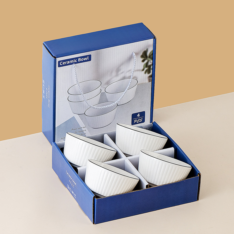 Practical gifts, event giveathings, small gifts, vertical ceramic bowls, opening set gift boxes, as souvenirs for clients and employees Application Scenario