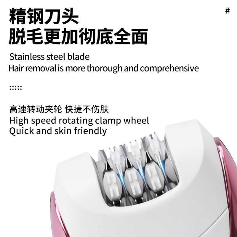 Kemei kemei cross border extractor para mujeres KM-3010 lady shaver depilador shaver para mujeres details Picture