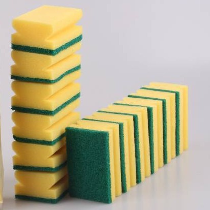 Mr.OK factory direct supply sponge scouring pads, double-sided cleaning sponges, kitchen cleaning sponges, dishwashing sponges, pot scrubbing sponges Application Scenario