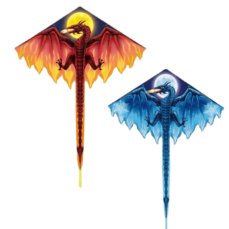 中国龙风筝大人专用大号高级2023新款风筝巨型超级大风筝大型风筝白底实物图