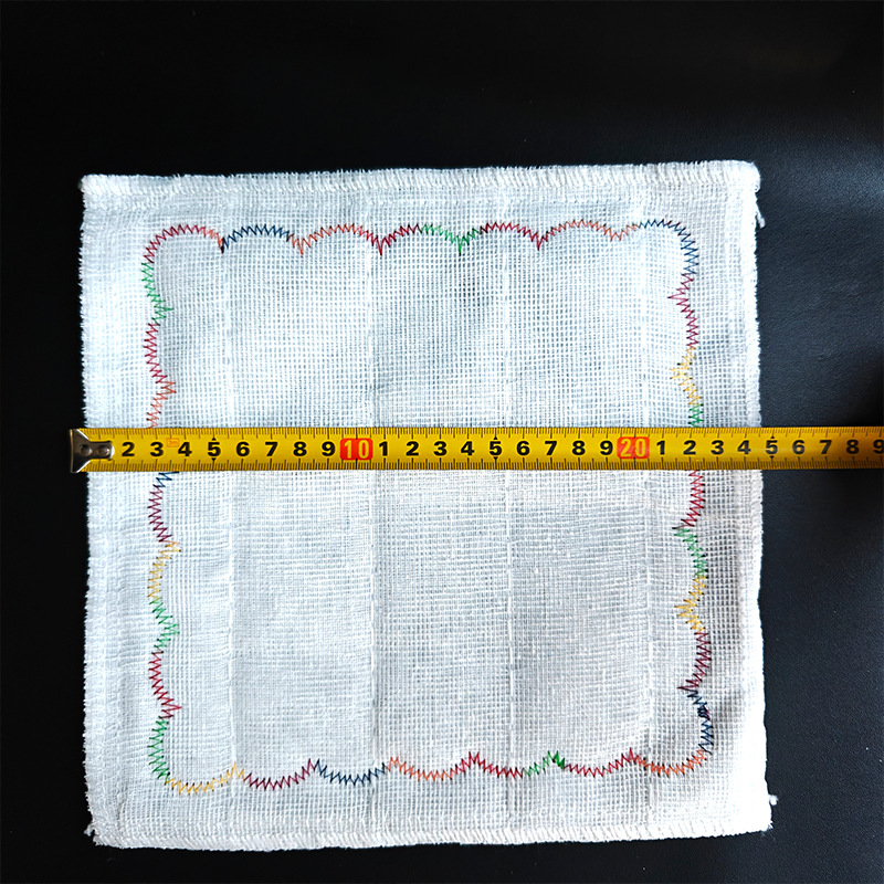 25X25CM rainbow scouring pad, thickened dishcloth, non-shedding, easy to clean, oil-stain removal cloth, wholesale for 1 yuan details Picture