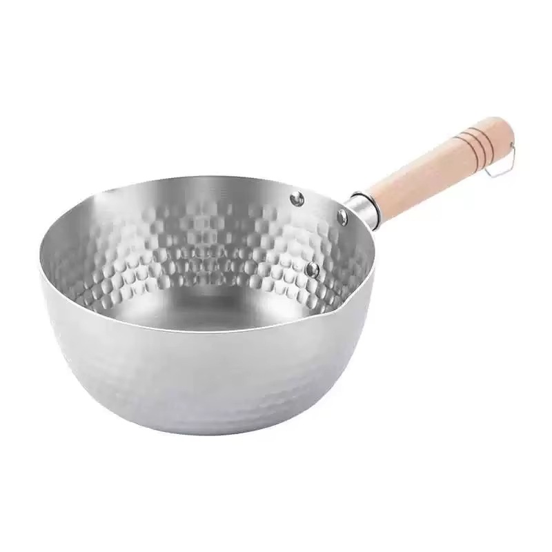 Stainless steel classic Japanese milk pot, stainless steel non-stick pan and cookware set Application Scenario