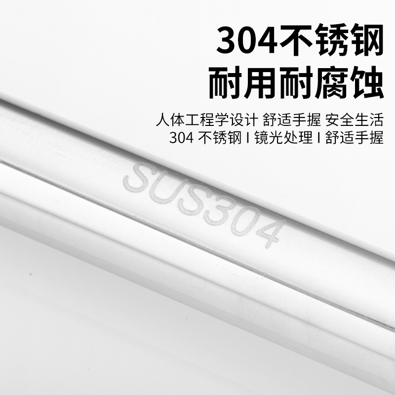 Manufacturer 304 shower room handle, hotel bathroom glass door handle, main door sliding door stainless steel handle Application Scenario