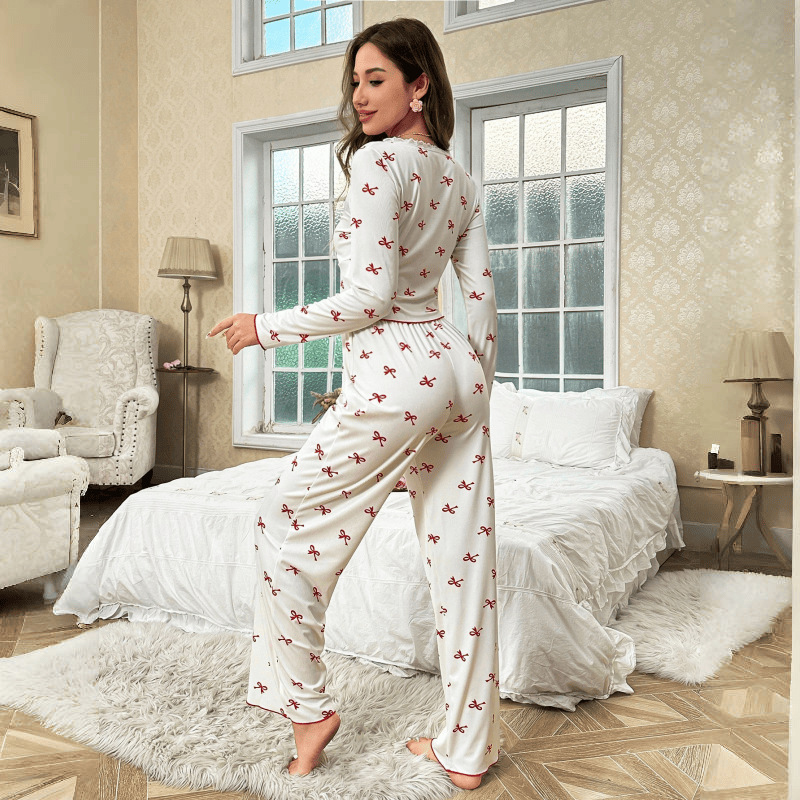 女士家居服实物图