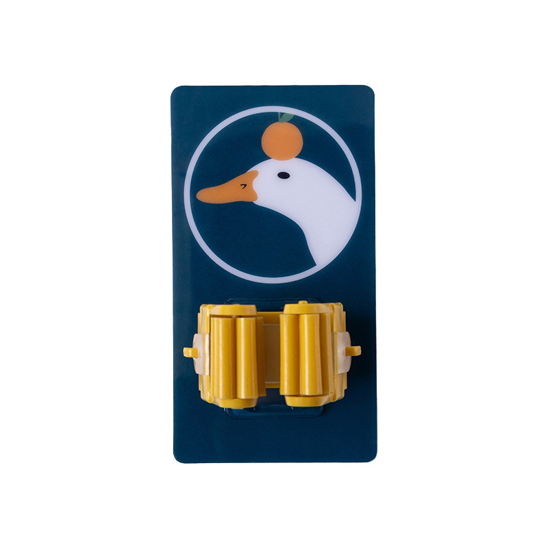 Cartoon mop stand, broom booth, mop hook, strong traceless, non-drilling mop clamp, bathroom wall hanging rack adhesive hook Item Picture