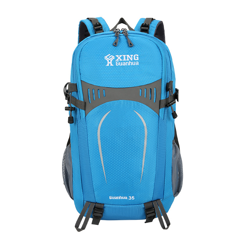 New water-repellent hiking bag, outdoor multi-functional large-capacity travel bag, load-reducing and wear-resistant suspended backpack, shoulder support Item Picture