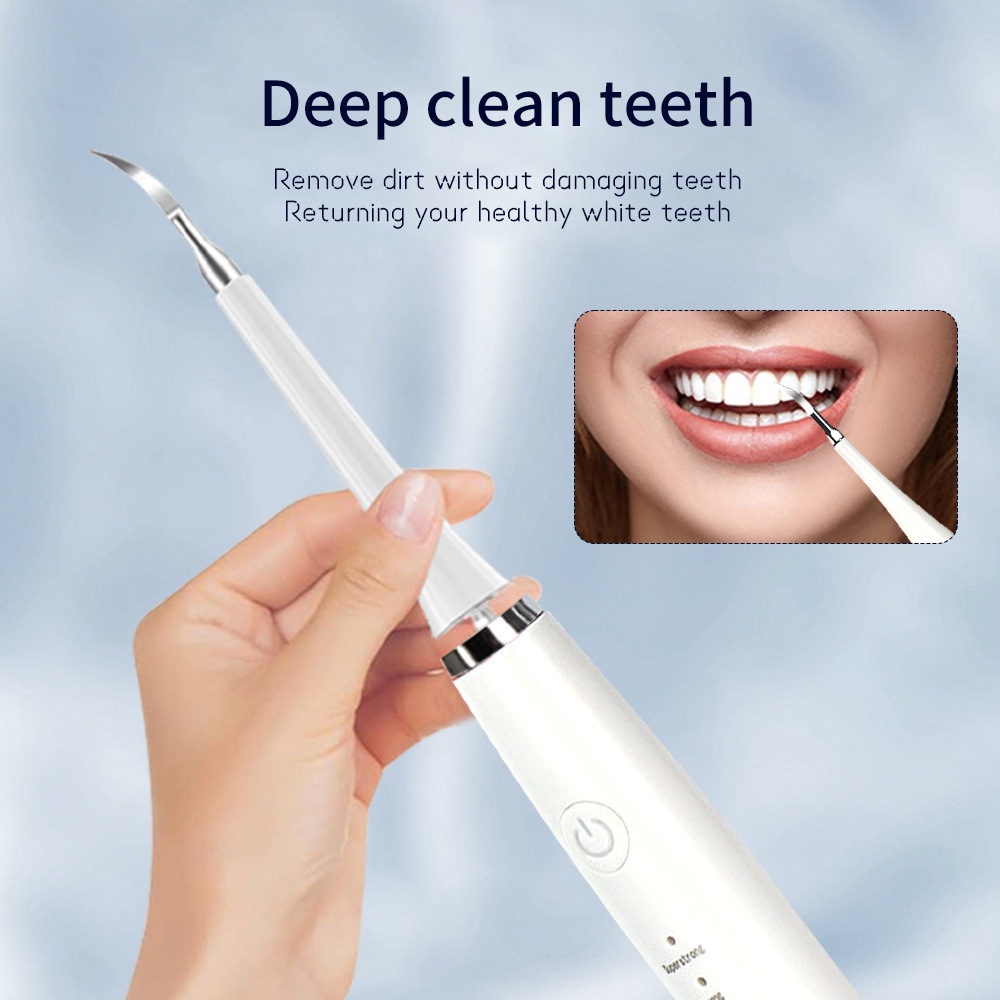 A popular foreign trade product, the six-in-one electric toothbrush set, portable tartar removal, teeth cleaning and beauty device details Picture