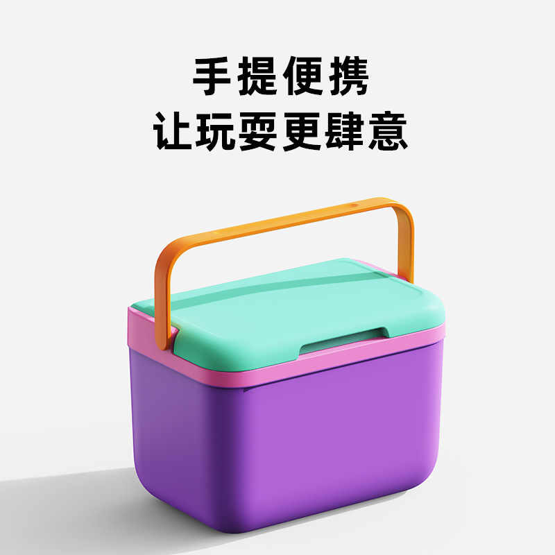 周转箱塑料/气泡膜/周转箱/塑料篮子PP料编织带/折叠塑料箱细节图